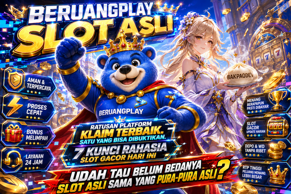 Platform gaming BERUANGPLAY — kasino modern yang profesional dan terpercaya